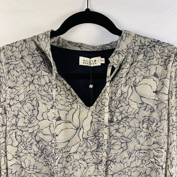 Molly Bracken Floral Boho Babydoll Style Dress Size XS NWT‎ - Picture 4 of 9